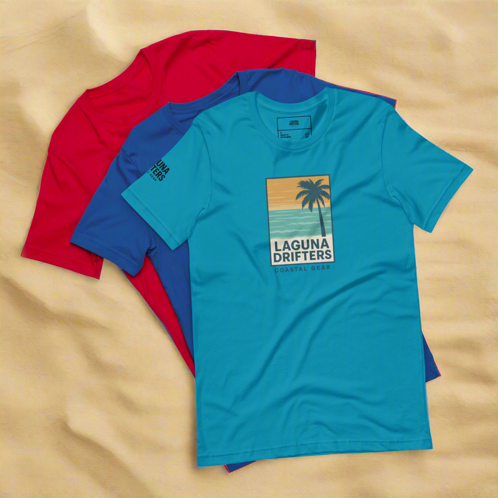 Laguna Drifters Coastal Unisex T-Shirt – Soft Lightweight Beachwear Essential