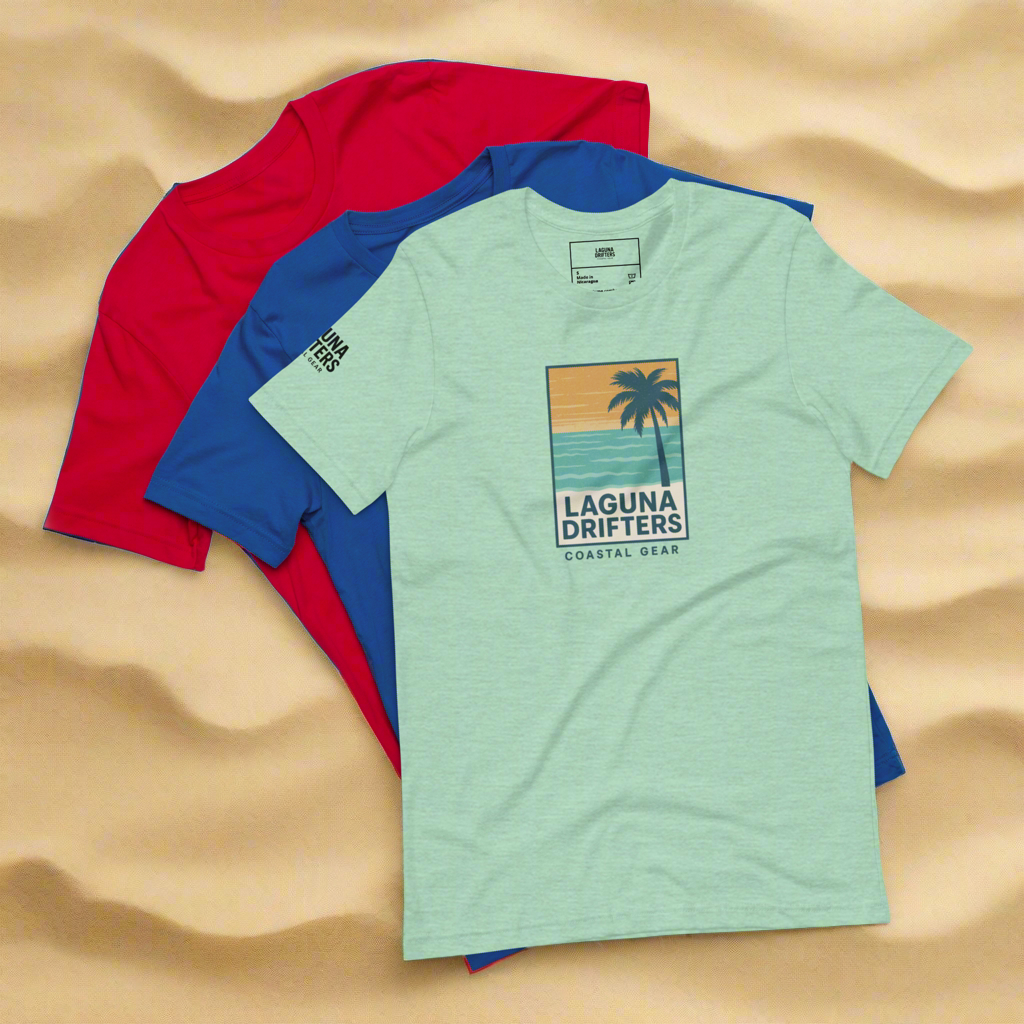 Laguna Drifters Coastal Unisex T-Shirt – Soft Lightweight Beachwear Essential