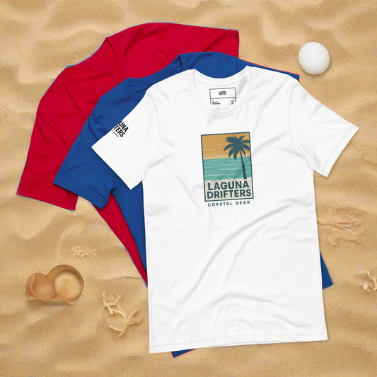 Laguna Drifters Coastal Unisex T-Shirt – Soft Lightweight Beachwear Essential