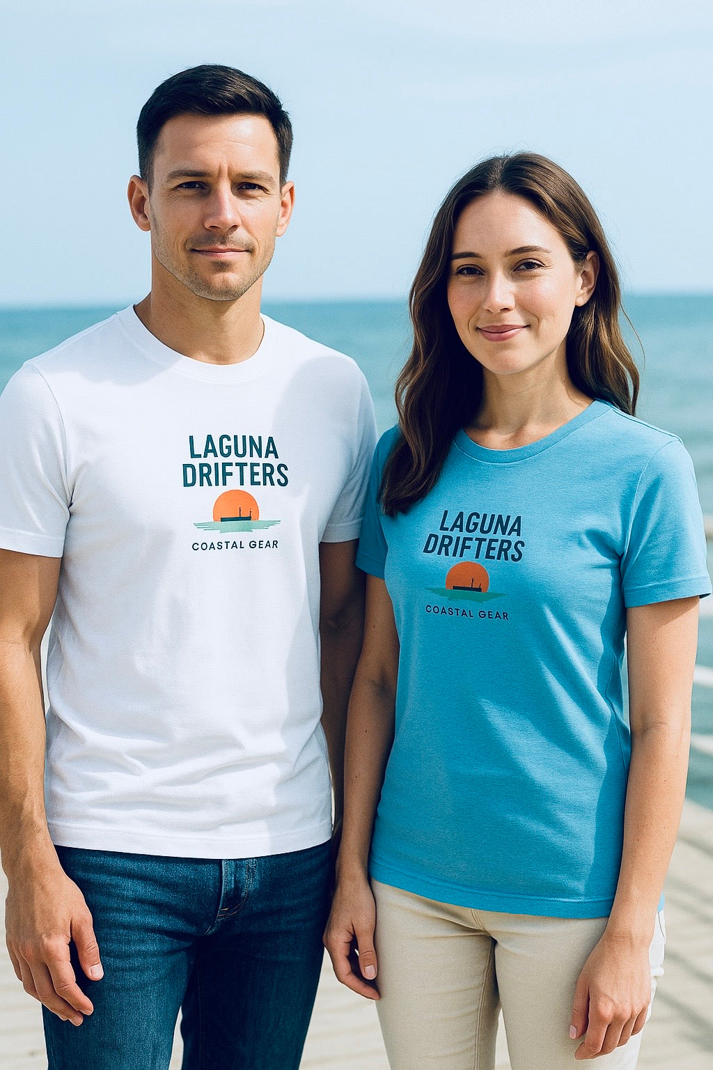 Laguna Drifters Coastal Unisex T-Shirt – Soft Lightweight Beachwear Essential