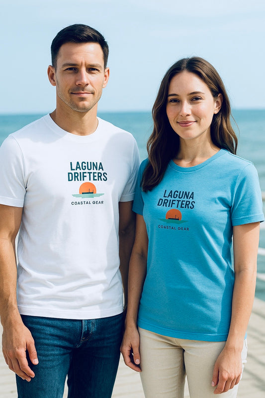 Laguna Drifters Coastal Unisex T-Shirt – Soft Lightweight Beachwear Essential