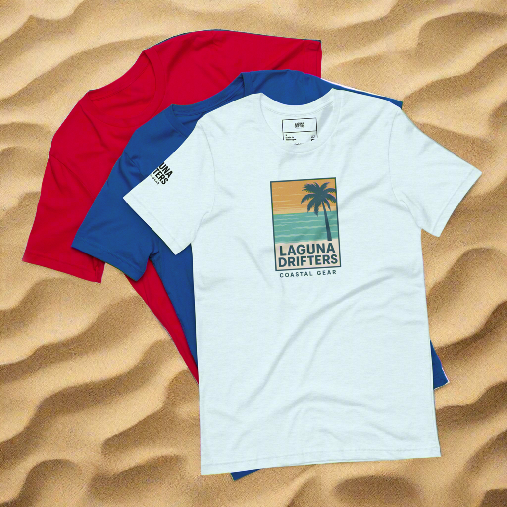 Laguna Drifters Coastal Unisex T-Shirt – Soft Lightweight Beachwear Essential