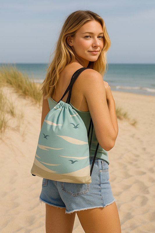Laguna Drifters Coastal Drawstring Bag – Lightweight Saltwater Gear Sack