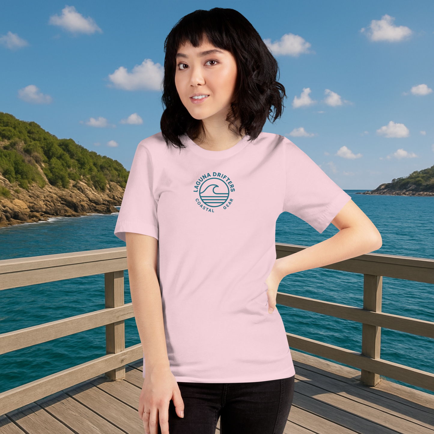 Laguna Drifters Coastal Unisex T-Shirt – Soft Lightweight Beachwear Essential