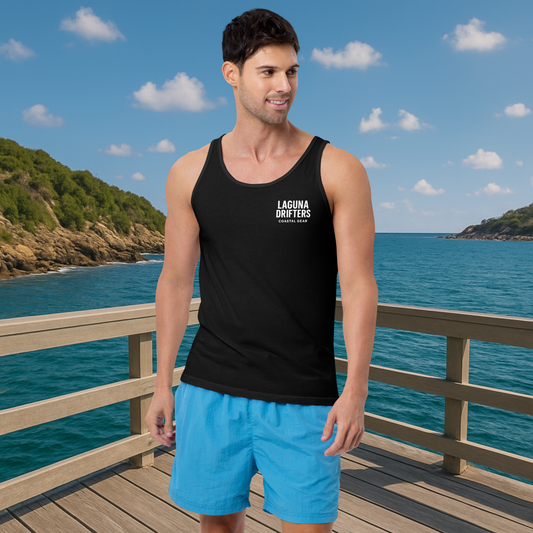 Laguna Drifters Men’s Tank Top – Lightweight Coastal Muscle Fit