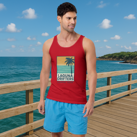 Laguna Drifters Men’s Tank Top – Lightweight Coastal Muscle Fit