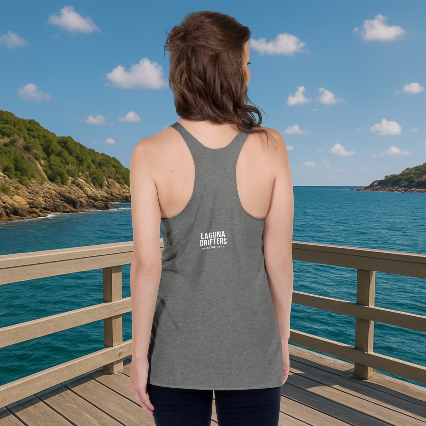 Laguna Drifters Women’s Racerback Tank – Lightweight Coastal Activewear